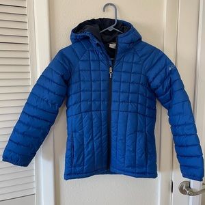 Blue Columbia boys winter coat, size M (10/12)